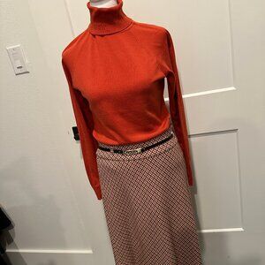 Talbots Wool Blend Skirt Sz 4P with Rayon Blend Talbots Turtleneck Sz S